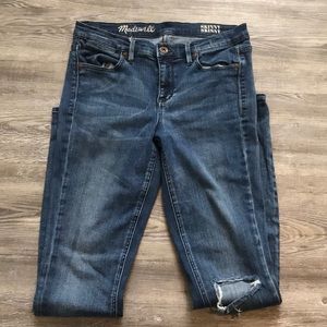 Women’s Madewell skinny skinny straight leg jeans